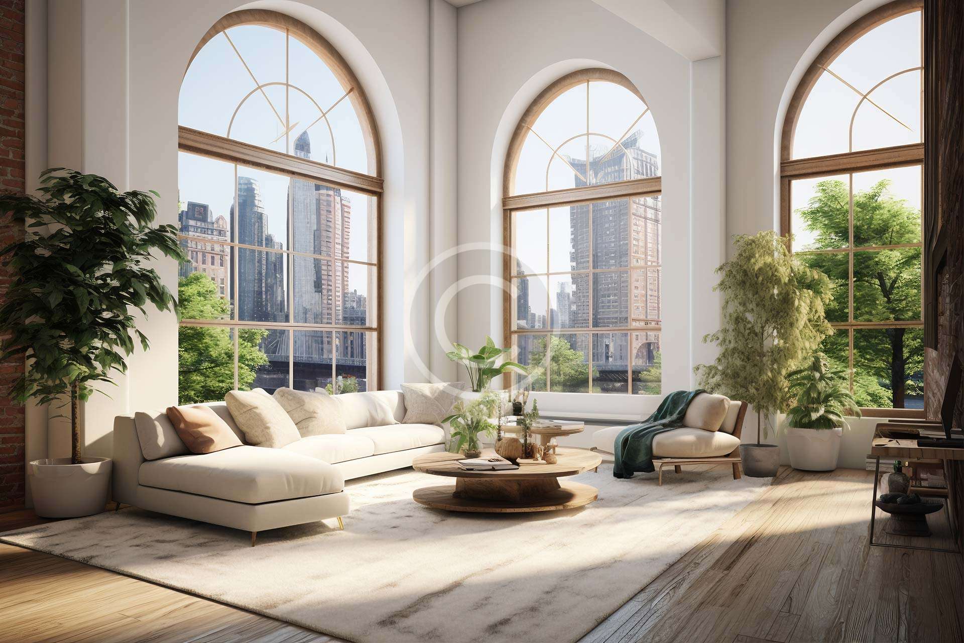 Arched windows